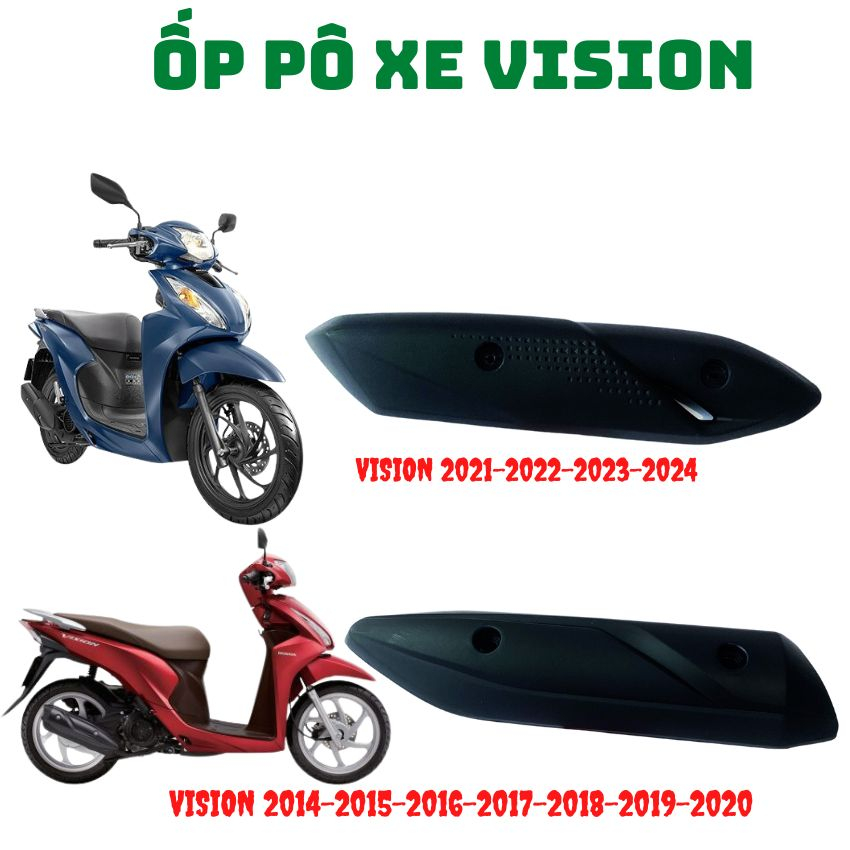 ốp pô xe vision, che pô chống nóng vision 2014-2023 | Shopee Việt Nam