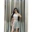 🌷 SET ÁO CROPTOP & CHÂN VÁY KIM TUYẾN ⚡HỎA TỐC⚡ MEOINDAHOUSE