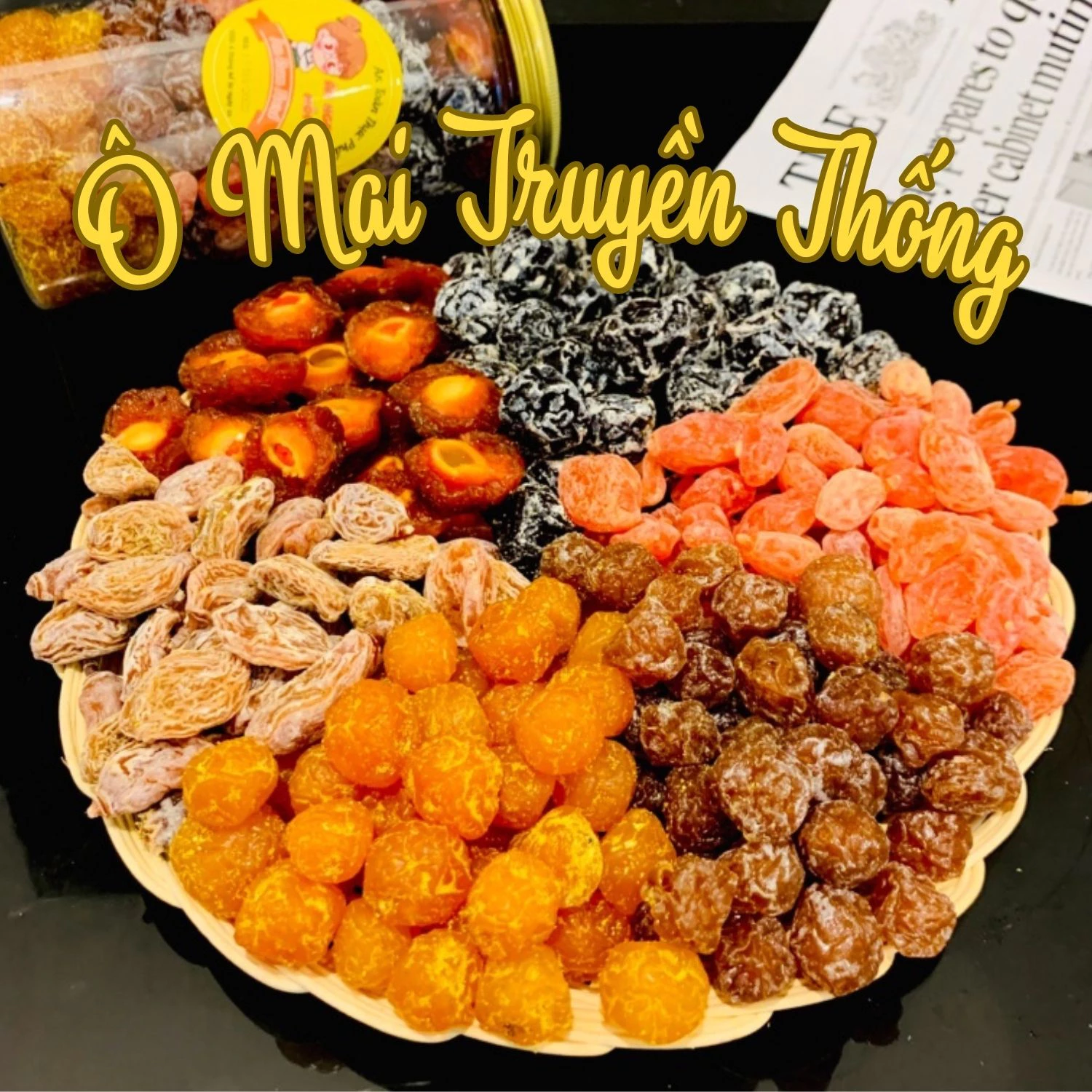Ô Mai - Mứt Tết Tự Chọn Tổng Hợp, Ô Mai Mix, Ô Mai Me, Ô Mai Xí Muội,  Đặc Sản, đồ ăn vặt