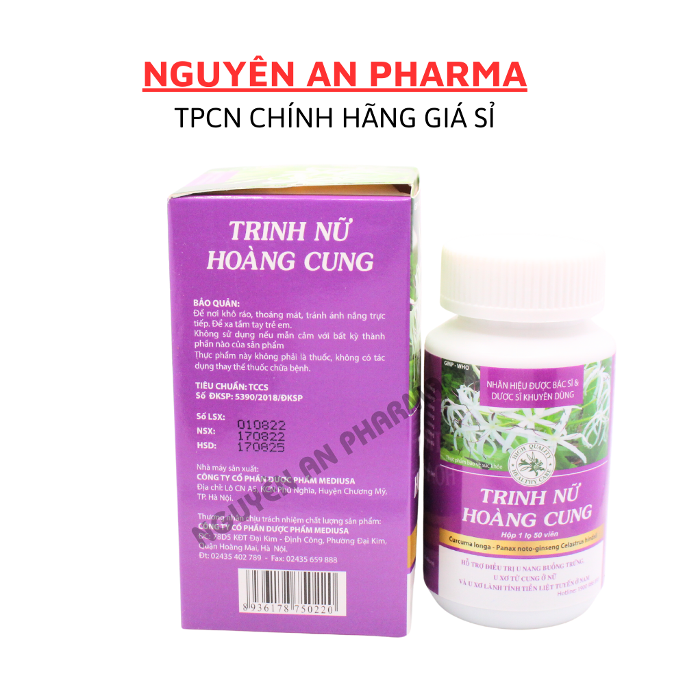 Ưu điểm Viên uống trinh nữ hoàng cung, tam thất xạ đen