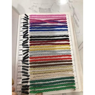 Dây, Quai, Dây túi giấy(combos100 đôi dây XOẮN THỪNG xỏ túi giấy 0.5x 35cm), dây XOẮN, Dây THỪNG