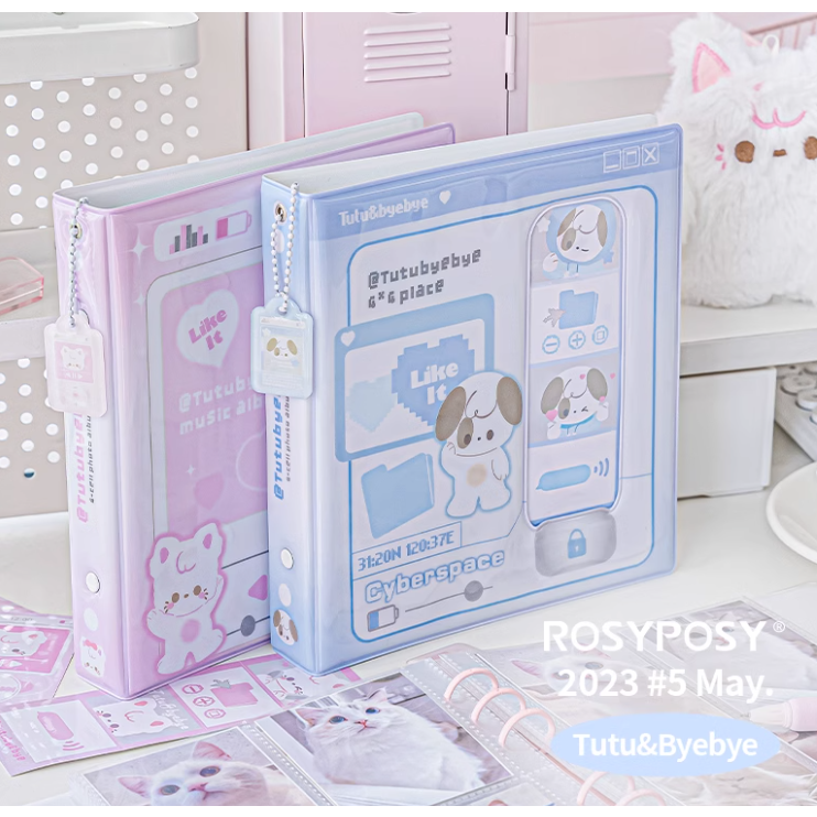 [Dreaming.Paste] Binder Tutu ByeBye chất liệu PVC/Binder A5 6 rings ...