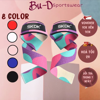 Bộ 2 Băng đai SKDK trợ lực, bảo vệ cổ tay khi nâng tạ, đu xà cho nam và nữ