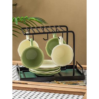 Bộ Tách cafe gốm sứ cao cấp kèm đĩa + hộp quà sang trọng mẫu mới