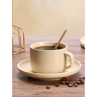 Bộ Tách cafe gốm sứ cao cấp kèm đĩa + hộp quà sang trọng 220ml