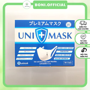 Khẩu trang 3d kháng khuẩn chống bụi mịn công nghệ Nhật Bản Unimask