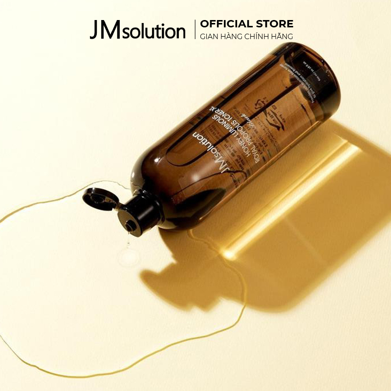 JMsolution Nước Cân Bằng Chiết Xuất Mật Ong Honey Luminous Royal Propolis Toner Xl Black 600ml