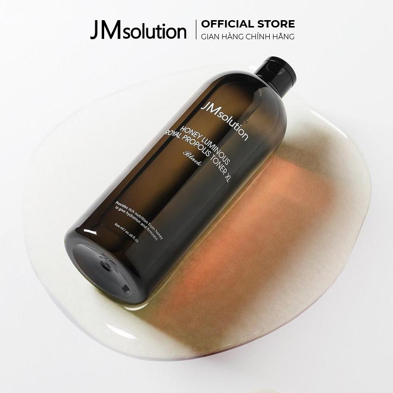 JMsolution Nước Cân Bằng Chiết Xuất Mật Ong Honey Luminous Royal Propolis Toner Xl Black 600ml