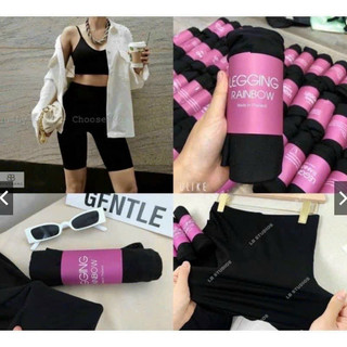 QUẦN LEGGING ĐÙI CUỘN GIẤY TÍM CAO CẤP CHẤT COTTON SIÊU CO GIÃN