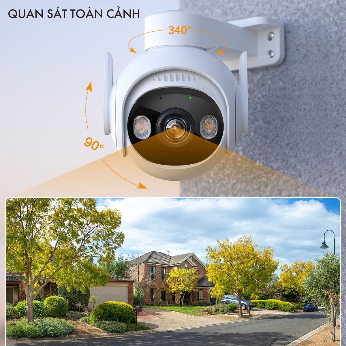 Ảnh Camera Wifi ngoài trời Imou Cruiser 2 I 3MP/5MP I IPC-GS7EP-5M0WE I Đàm thoại 2 chiều I Phát hiện phương tiện 3