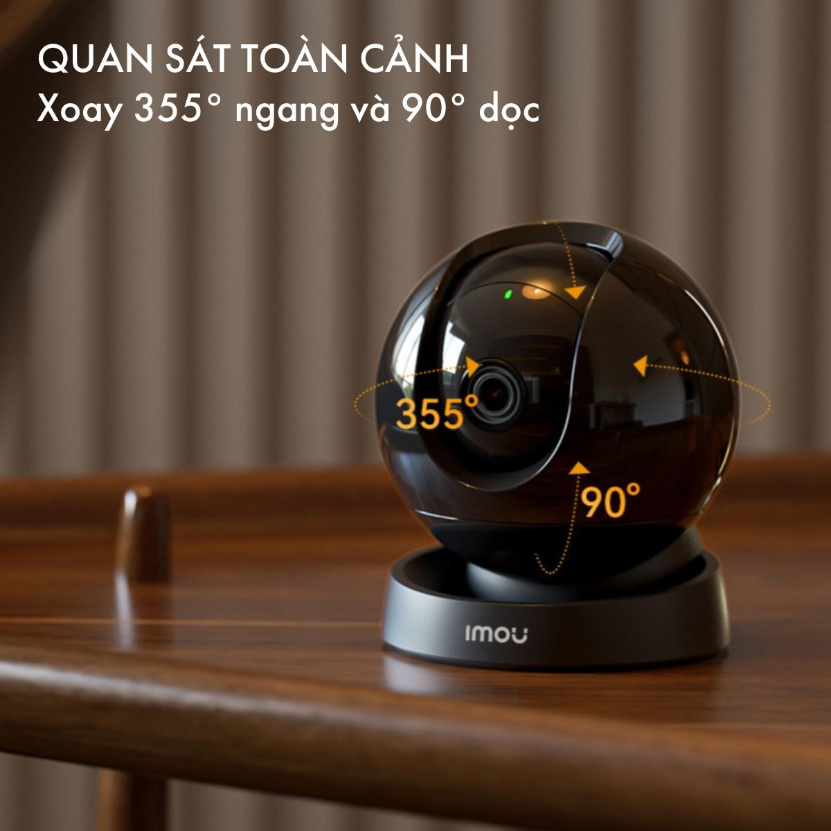 Ảnh Camera Wifi trong nhà Imou Rex 2D I 3MP/5MP | IPC-GS2DP-5C0W I Tua theo điểm | Phát hiện chuyển động 1