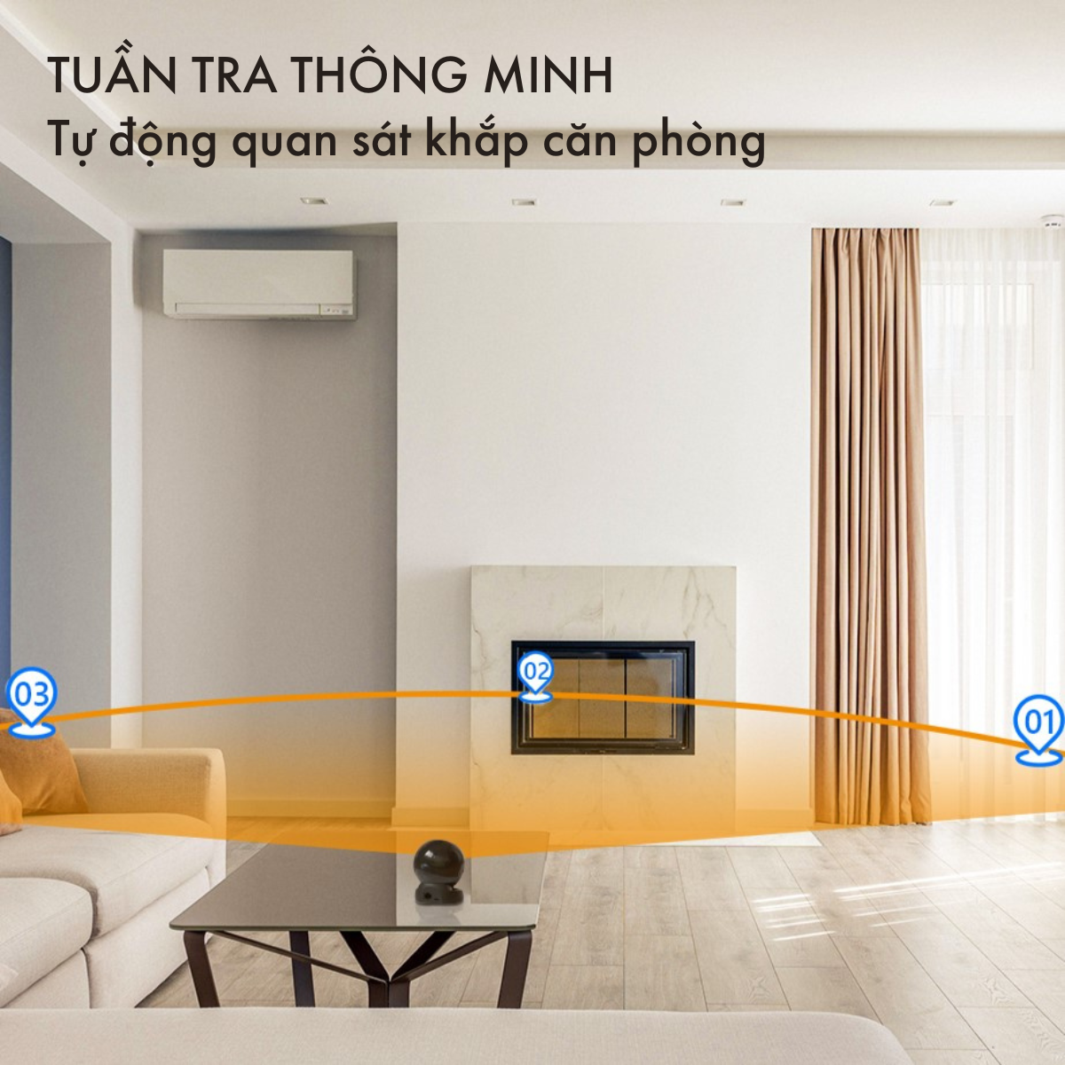 Ảnh Camera Wifi trong nhà Imou Rex 2D I 3MP/5MP | IPC-GS2DP-5C0W I Tua theo điểm | Phát hiện chuyển động 3