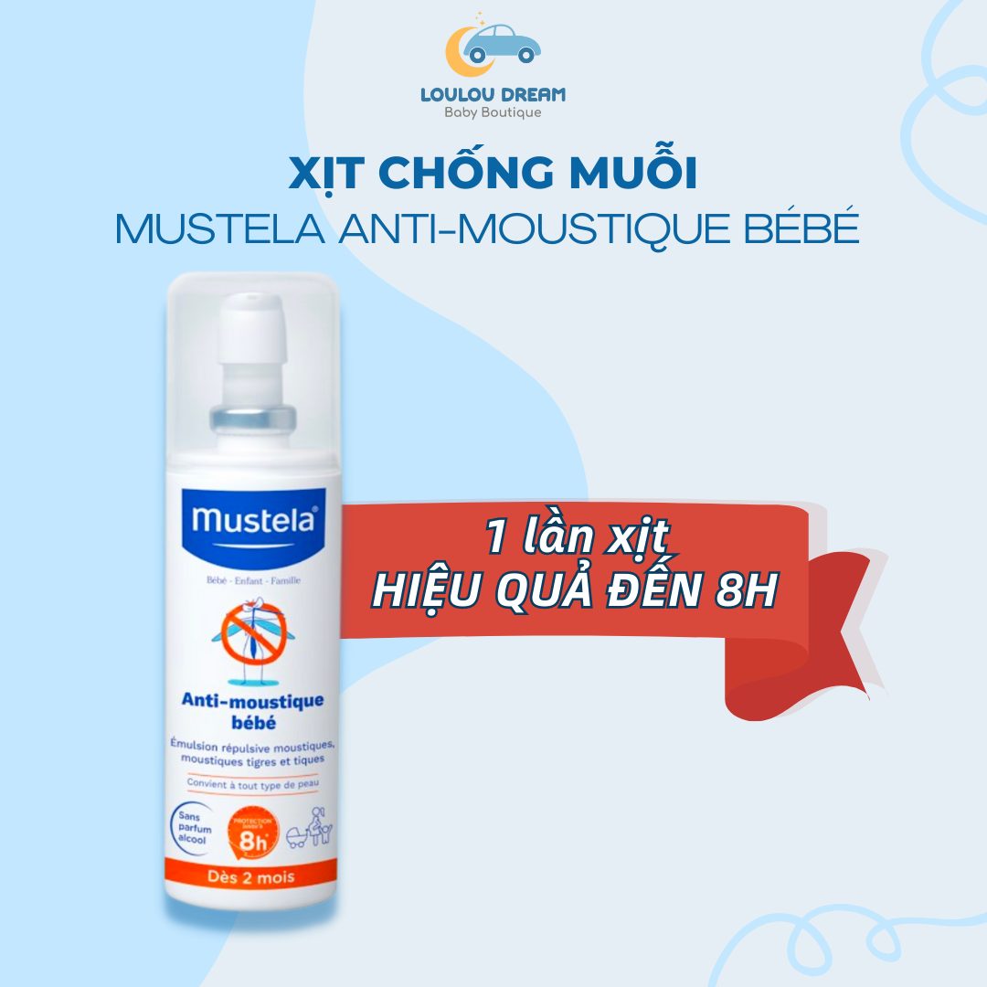 ANTI-MOUSTIQUE BÉBÉ ÉMULSION 100ML MUSTELA