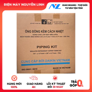 Cuộn 15m ống đồng Daikin 6.35mm x 9.52mm x 0,71mm ( Hàng chính hãng )