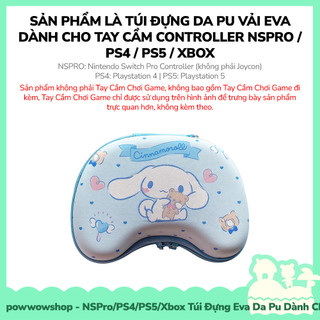 [Sẵn VN - Hỏa Tốc] NSPRO/PS5/PS4/Xbox Túi Đựng Da Pu Dành Cho Tay Cầm Controller Playstation, Nintendo Anime Manga Game