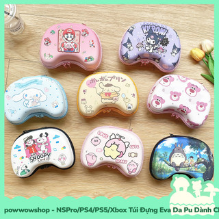 [Sẵn VN - Hỏa Tốc] NSPRO/PS5/PS4/Xbox Túi Đựng Da Pu Dành Cho Tay Cầm Controller Playstation, Nintendo Anime Manga Game