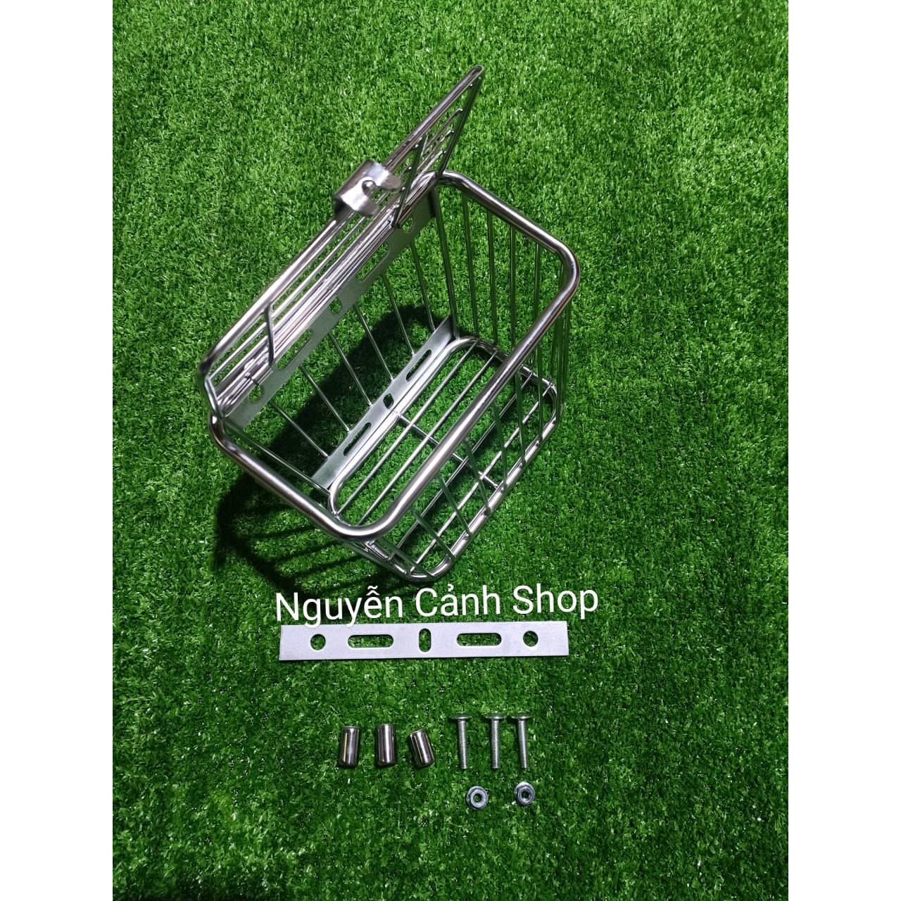 Rổ trước inox đa năng gắn xe máy | Shopee Việt Nam
