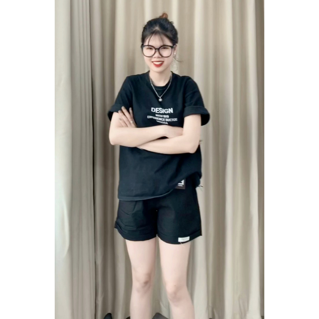 Quần short nữ chất đũi sần, quần sooc đùi mặc nhà mùa hè