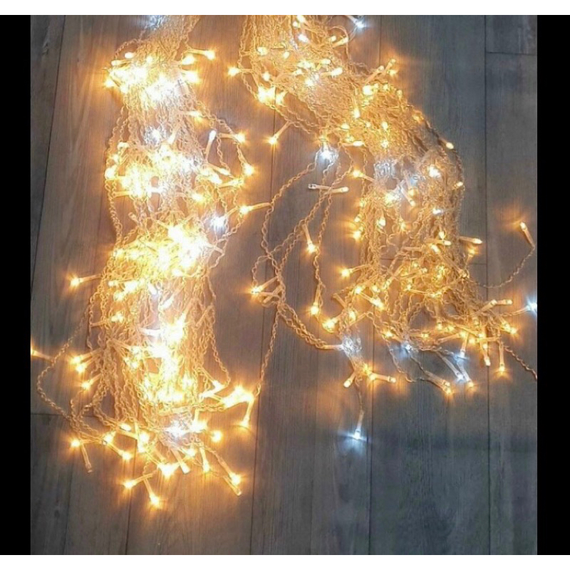Đèn rèm 12 mét x0,6 mét luôn sáng điểm bóng nháy Huydecor ,Đèn Led rèm ...