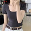 FREESHIP ÁO THUN NỮ CROTOP CO GIÃN 4 CHIỀU CỔ CHỮ U