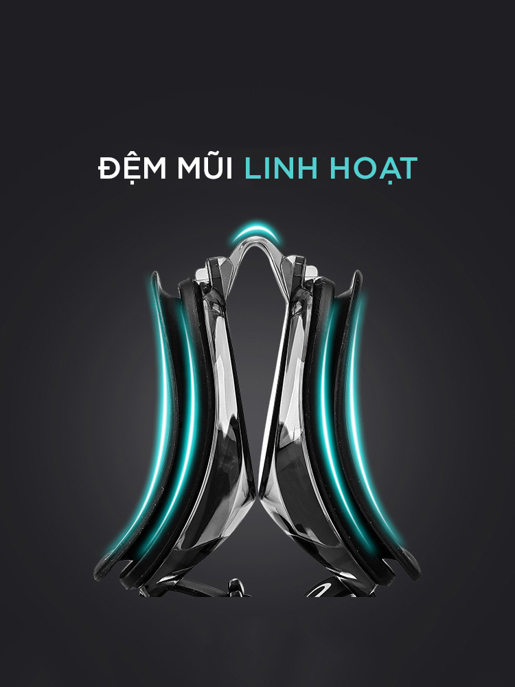 Ảnh Kính Bơi Cận Từ 2 Đến 8 Độ Kính Bơi Người Cận  Dây Đeo Êm Ái Đệm Mũi Dẻo Dai Chống UV Cleacco SG8100 Boro Sport 4