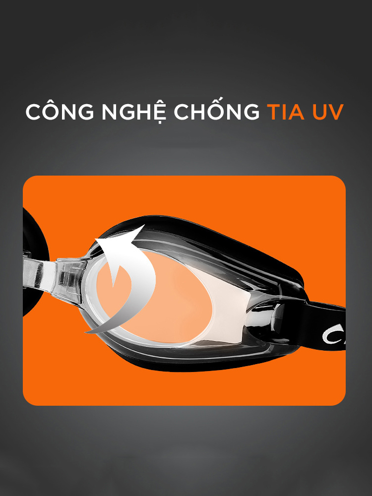 Ảnh Kính Bơi Cận Từ 2 Đến 8 Độ Kính Bơi Người Cận  Dây Đeo Êm Ái Đệm Mũi Dẻo Dai Chống UV Cleacco SG8100 Boro Sport 3