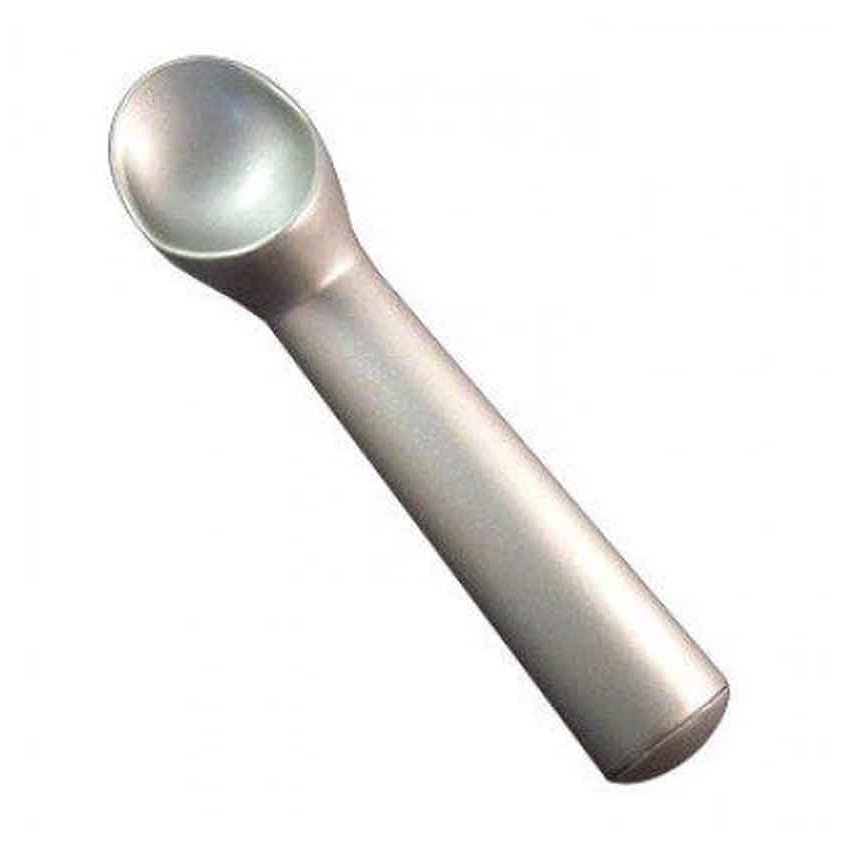 Muỗng múc kem inox hoặc gang tiện dụng giúp vo tròn viên kem cực dễ