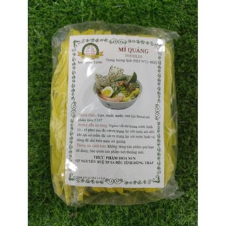 MÌ QUẢNG KHÔ SA ĐÉC 400g Bao Bì Mới