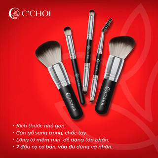 Set 7 cọ trang điểm cá nhân C'Choi kèm túi đựng