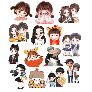 Sticker Dán Nhiều Hình Dễ Thương, Ngọt Ngào
