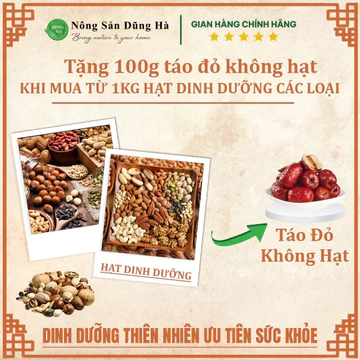 Khi mua từ 1kg hạt dinh dưỡng các loại ( Hạt Chia, Hạt Lanh, Hạt Kê, Hạt Đậu Gà....)