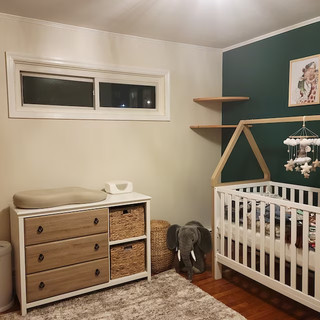 set 3 Kệ gỗ treo tường góc vuông 90 hình tam giác cân gỗ thông tự nhiên nhập khẩu tiết kiệm không gian
