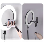 Đèn Livestream RL18 HULAKO Đường kính 45cm, Cung Cấp Ánh Sáng Livestream, Làm Phun Xăm, Điều Chỉnh 3 Chế Độ Sáng Cao Cấp — ảnh 2