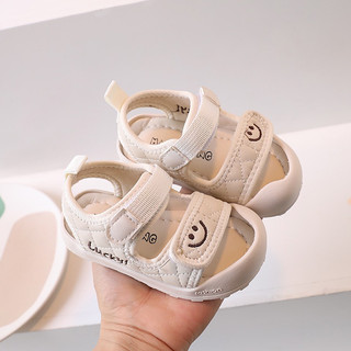 Dép Sandal Chống Vấp Quai Ngang Dán Thêu Hình Gấu Đáng Yêu Cho Bé Trai Bé Gái Từ 1-4 Tuổi K196
