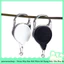 Tơrua Dây Kéo Rút 75cm Sử Dụng Móc Bao Đựng Thẻ Nhân Viên Phong Cách Đơn Giản Tinh Tế Black & White