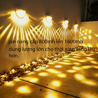 Đèn led năng lượng mặt trời - đèn led dán tường - đèn hắt tường pin 1,2v 1500mA