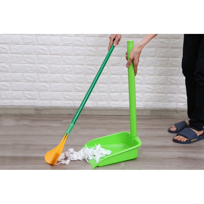 Xúc rác nhựa, Ky hốt rác nhựa cán dài, Đồ hốt rác nhựa bền đẹp | Shopee ...