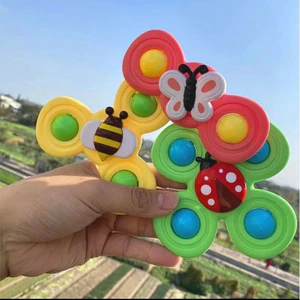Set 3 con quay spinner, con quay đồ chơi chong chóng dính tường, âm thanh vui nhộn cho bé