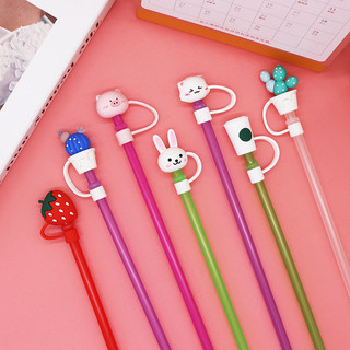 Phụ kiên  ống hút có nắp sticker , cọ rửa , sticker , cọ rửa bình các loại  cho bình giữ nhiệt hộp cơm trang trí