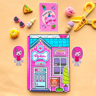 Ngôi nhà đáng yêu của Toca cùng chú cún cưng - Búp bê giấy
