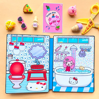 Toca Life World - Ngôi nhà Hello Kitty của Toca- Búo bê giấy