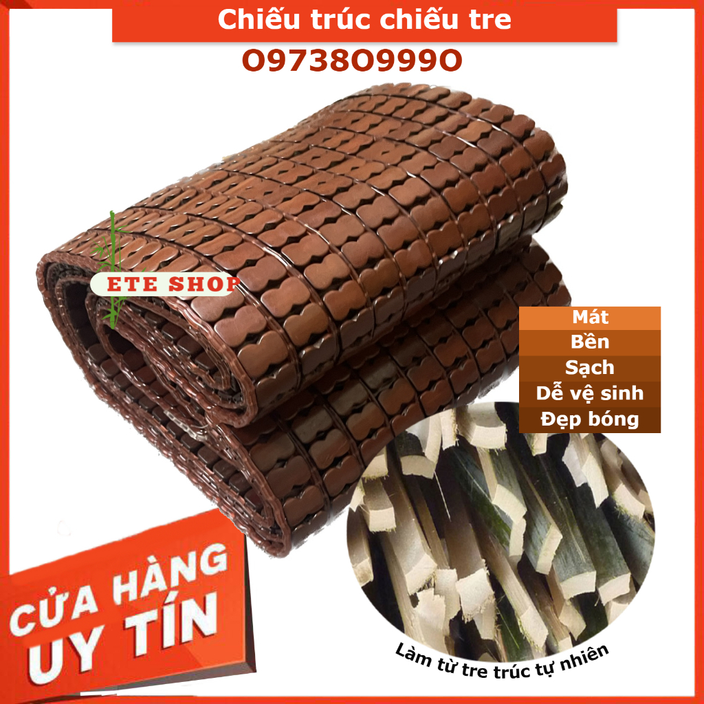[Chiếu trúc to] Chiếu trúc 2mx2m2 màu nâu, chiếu trúc lớn, nằm mát, độ bền cao, an toàn