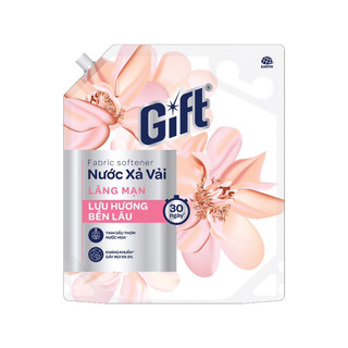 Nước Xả Vải Gift Giặt Máy Giặt Tay Túi 1.2/3.2kg Siêu Thơm – Lưu Hương 30 Ngày Khử Mùi