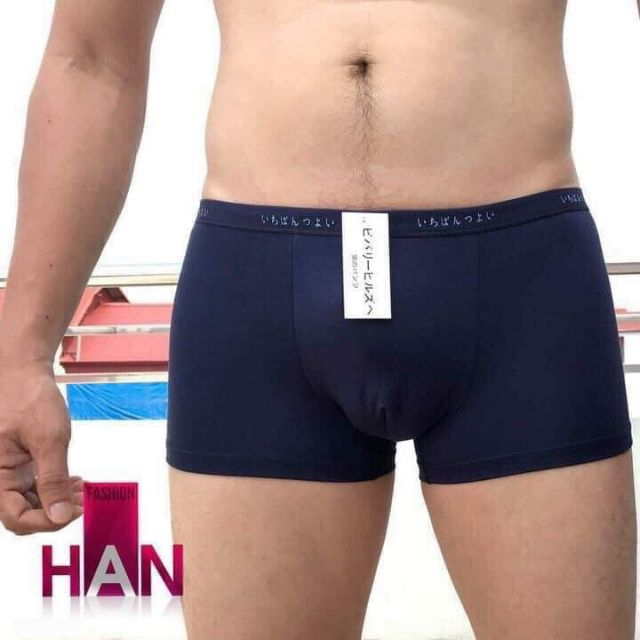 Quần MJ đùi nam, Hộp 5 quần lót đùi nam Chất Thun Cotton