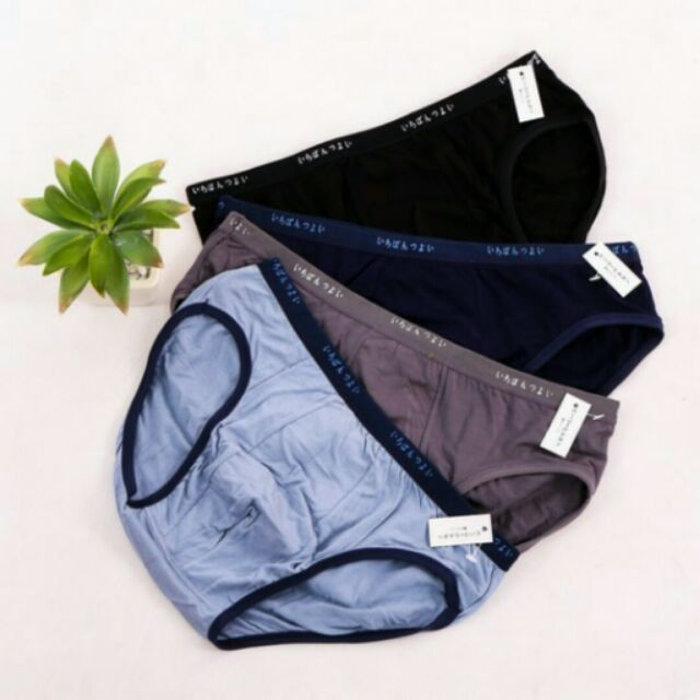 Quần MJ chéo nam, Hộp 5 quần lót chéo nam Chất Thun Cotton