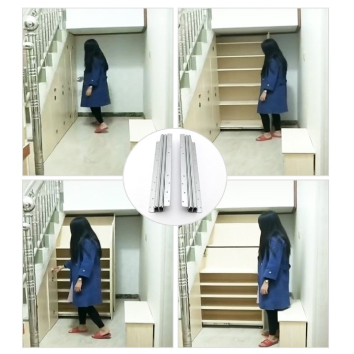 RAY TRƯỢT GẦM CẦU THANG MỞ RỘNG