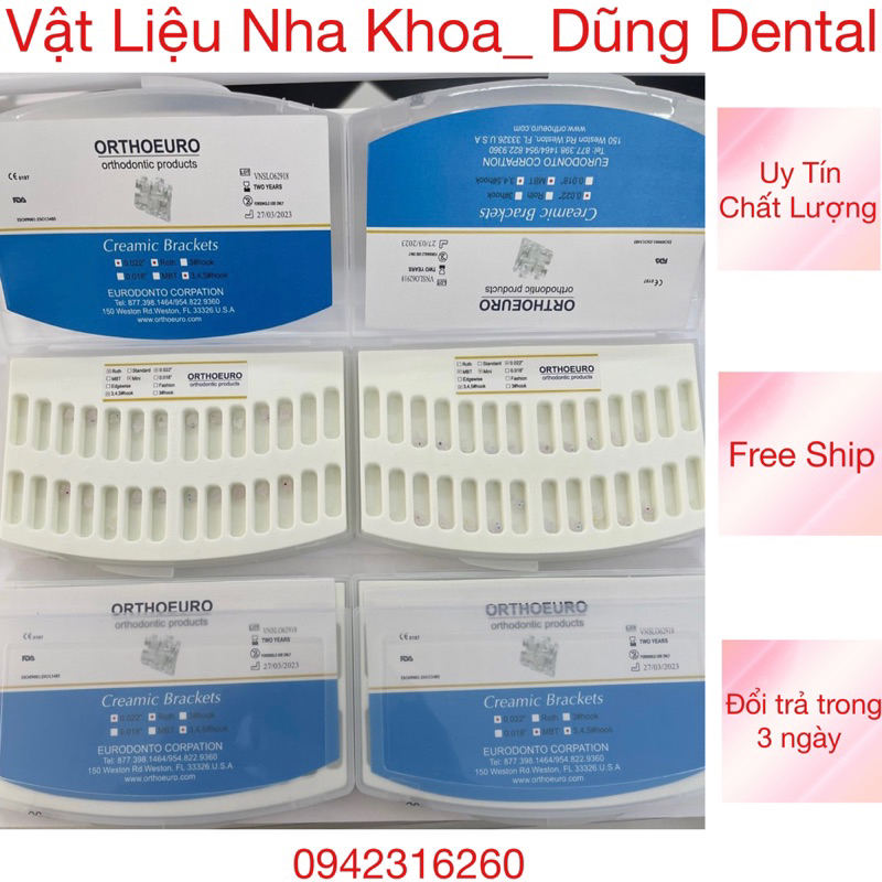 Măc cài sứ ORTHOEURO _ Nha Khoa | Shopee Việt Nam