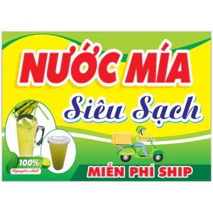 Decan Dán Quầy Nước Mía, Tủ Mía, Máy Ép Mía chống nước nhiều kích thước giá siêu rẻ