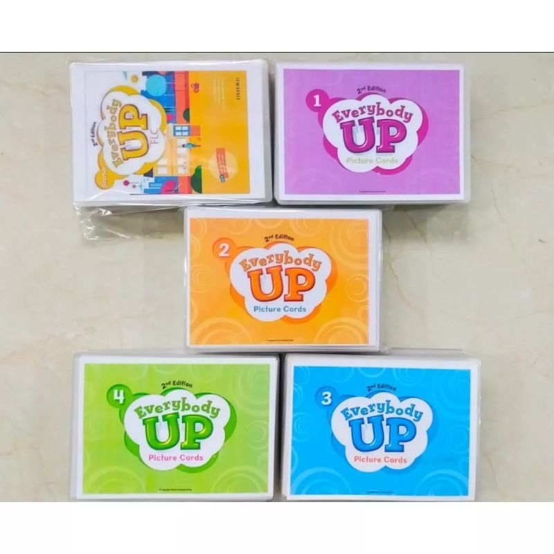 Everybody Up：Level 4 Picture Cards 4点セット Everybody UP Picture