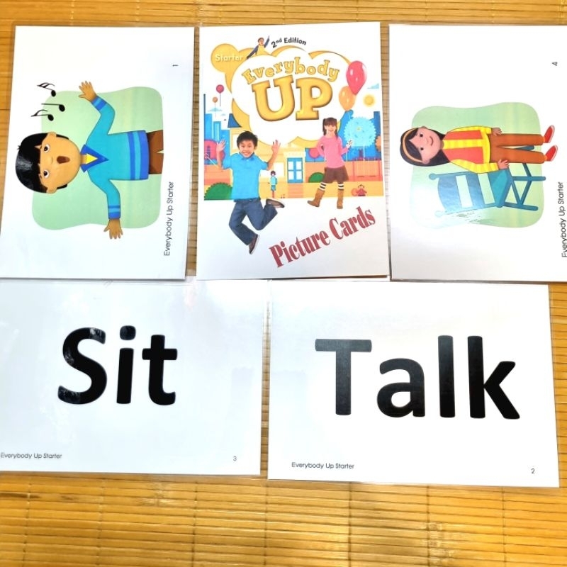 Thẻ ảnh - FLASHCARD Everybody Up 1,2,3,4,5 và Starter Ép
